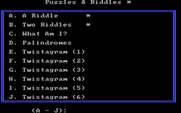 Missing Letters for IBM PC/Compatibles - Some riddles and puzzles...