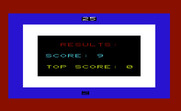 Rifle Range for Commodore VIC-20 - Game over, here's my score...
