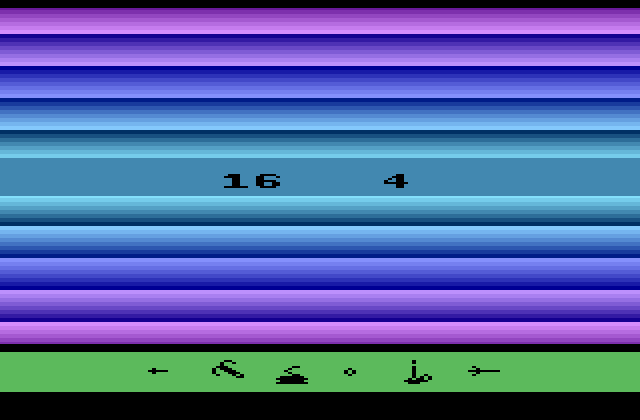 Swordquest: EarthWorld Atari 2600 Screenshot: I found a clue!
