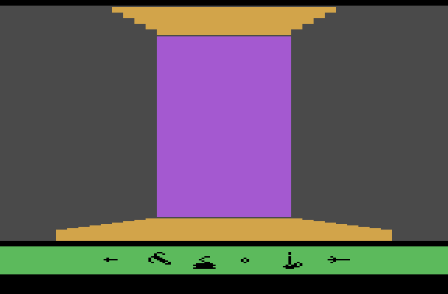 Swordquest: EarthWorld Atari 2600 Screenshot: On to the next room...