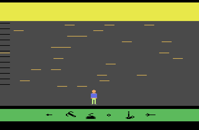Swordquest: EarthWorld Atari 2600 Screenshot: Sagittarius Spears...