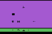 Swordquest: EarthWorld for Atari 2600 - An inventory screen.