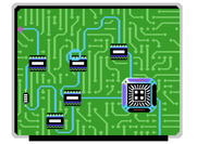 2010: The Graphic Action Game for ColecoVision - Examaning a circuit...