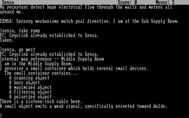 Suspended IBM PC/Compatibles Screenshot: The game begins here.