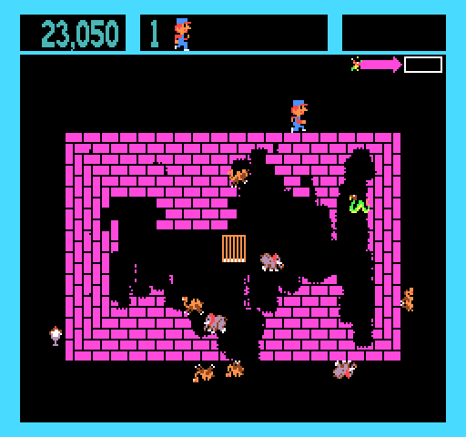 Zoo Keeper Arcade Screenshot: Hurry, animals are escaping!