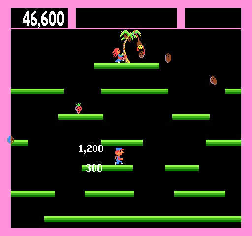 Zoo Keeper Arcade Screenshot: Another platform round...Collect items for bonus points!