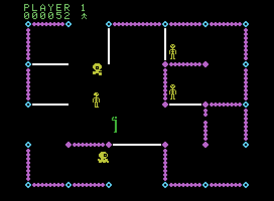 Frenzy ColecoVision Screenshot: Game start.