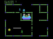 Frenzy for ColecoVision - Running from a smiley robot...
