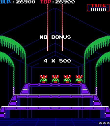 Donkey Kong 3 Arcade Screenshot: No bonus this time...
