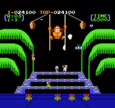 Donkey Kong 3 for NES / Famicom - Watch out for the various insects!