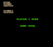 Crazy Climber for Arcade - Game over.