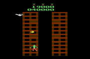 Crazy Climber for Atari 2600 - Lookout! Don't get hit on the head by the falling egg!