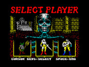 Golden Axe for ZX Spectrum - Select a player.