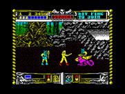 Golden Axe for ZX Spectrum - Outnumbered, and one opponent has a dragon!