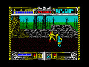 Golden Axe for ZX Spectrum - Game start.