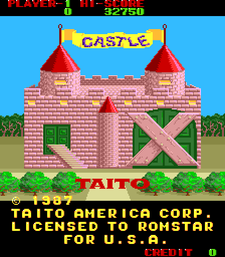 Super Qix Arcade Screenshot: Introduction (U.S. version)