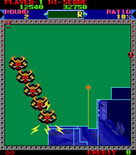 Super Qix for Arcade - Drawing lines on round 2.
