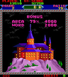 Super Qix for Arcade - End of round 2.