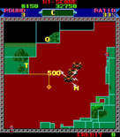 Super Qix for Arcade - Catch the bonus letters, if you can!