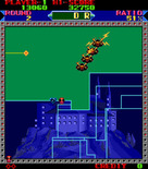Super Qix for Arcade - The game can get trickier as the board gets filled.