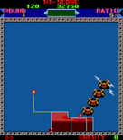 Super Qix for Arcade - Game start.