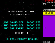 Bosconian for Arcade - Ready to start a 1 player game?