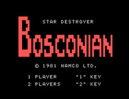 Bosconian for Sord M5 - Title screen.