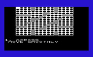 Triple Play for Commodore VIC-20 - Crosswords: Game start.