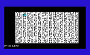 Triple Play for Commodore VIC-20 - Hidden Words: Game start.