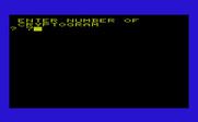 Triple Play for Commodore VIC-20 - Crypto Solve: Select which puzzle to load.