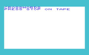 Triple Play for Commodore VIC-20 - Crosswords: Title and loading screen.