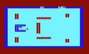 Electra Sport Soccer for Commodore VIC-20 - The screen border flashes red when you succeed.