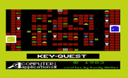 Key Quest for Commodore VIC-20 - Title screen.