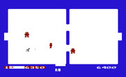Super Amok for Commodore VIC-20 - The robots change colors as the game progresses...