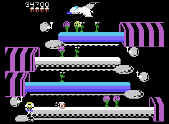 Tapper ColecoVision Screenshot: Careful, you still can't drop glasses...