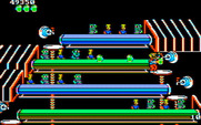 Tapper for IBM PC/Compatibles - The alien crowd found on the fourth set of levels.