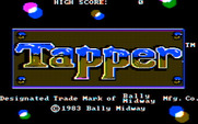 Tapper for IBM PC/Compatibles - Title screen.