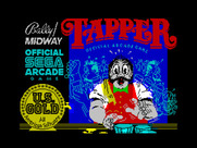 Tapper for ZX Spectrum - Loading screen.