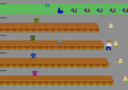 Tapper for Atari 2600 - Game start.