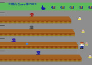 Tapper for Atari 2600 - Starting screen.
