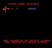 Tapper for Arcade - Game over, but I got a high score!