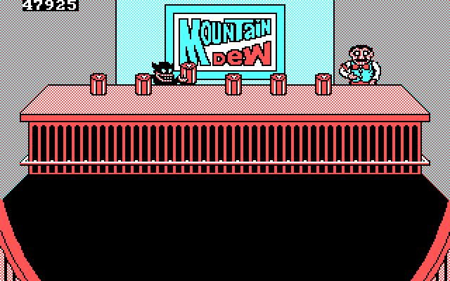 Tapper IBM PC/Compatibles Screenshot: Bonus round; which beer will be left unshaken?