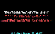 Tapper for IBM PC/Compatibles - Joystick callibration.