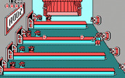 Tapper for IBM PC/Compatibles - Gameplay on an easy round.