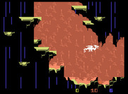 Wing War for ColecoVision - Another cavern entrance.