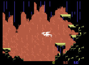 Wing War for ColecoVision - Navigating through caverns.