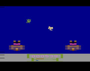 Wing War for Atari 2600 - You often need to defeat creatures before you can move to the next screen.