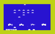 Alien Blitz for Commodore VIC-20 - The invaders get faster the fewer there are!