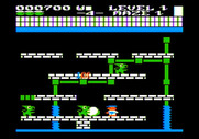 Trolls and Tribulations for Apple II - Kick eggs off of the platform before they hatch.
