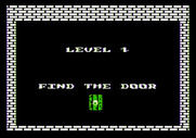 Trolls and Tribulations for Apple II - Level 1; find the door!